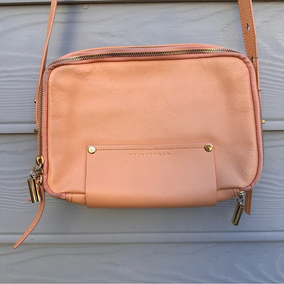 Objectposh Leather Peach Crossbody - Picture 3 of 6